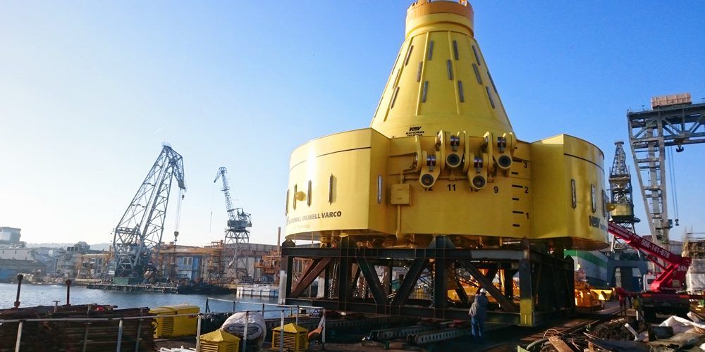 WWTECH has completed the machining works on a huge OFF-SHORE construction. Buoy and turret are designed for the mining field Martin Linge.