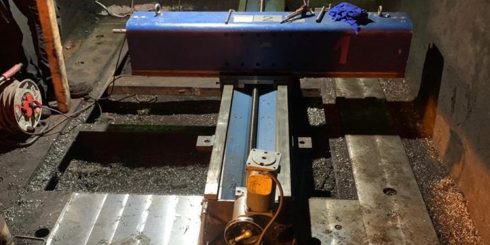 Milling the foundation plate